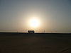 Desert road of Dubai with sunset.jpg