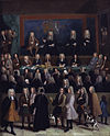 A portrait of a large gathering of judges