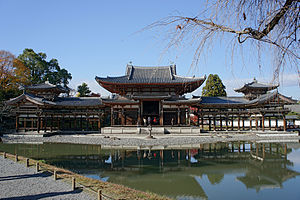 Byōdō-in (1053) is a temple of Pure Land Buddhism. It was registered to the UNESCO World Heritage Site.