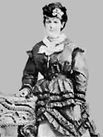 A Famous Author Helen Kendrick, poses mid 19th century.