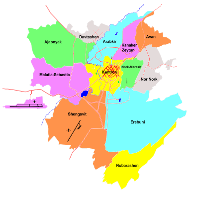 File:Yerevan's districts.svg