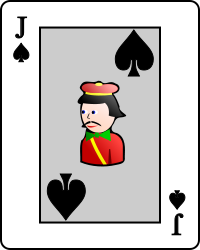 File:Playing card spade J.svg