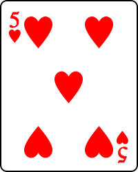 File:Playing card heart 5.svg