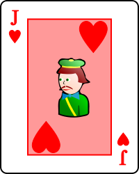 File:Playing card heart J.svg