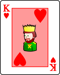 File:Playing card heart K.svg