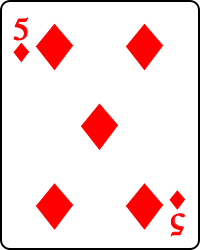 File:Playing card diamond 5.svg