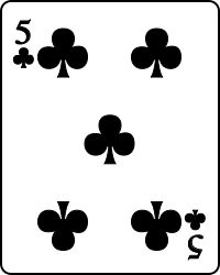 File:Playing card club 5.svg