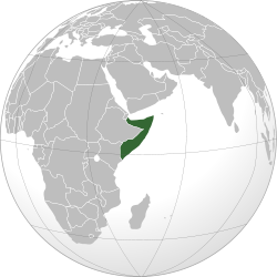 Location of  Somalia  (dark green)in the Arab League  (green)  —  [Legend]