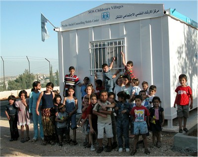 Palestinian Children by Mobile Trauma Centre