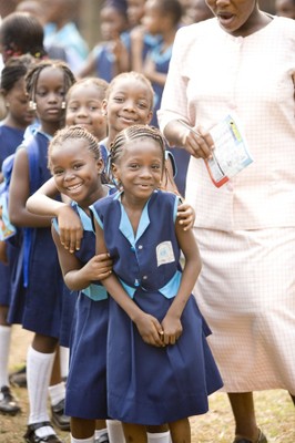 Children from SOS Primary School Isolo, Nigeria