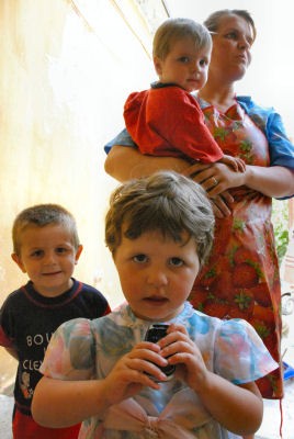 Family supported by SOS Social Centre FSP at Shkodra, Albania