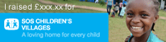 I raised £xxx.xx for SOS Children banner