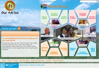 South Africa Our Africa main page