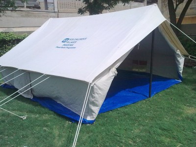 SOS Pakistan Flood Appeal tent