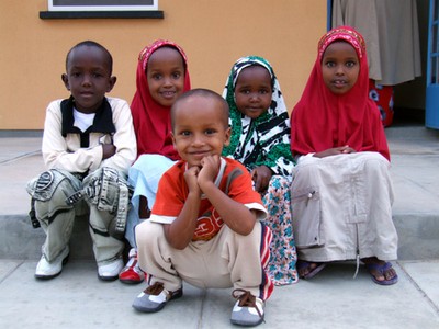Group of children from Somaliland