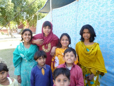 Children from sponsor visit to CV Faisalabad, Pakistan