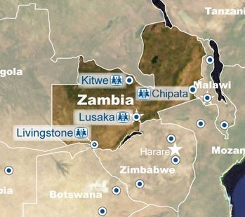 Zambia Map