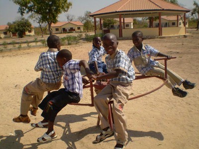 Children from Basse, Gambia