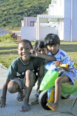Children from Bambous, Mauritius